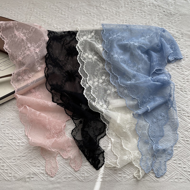 Headband Summer Knit - 2025 primavera bonito estilo pastoral triângulo