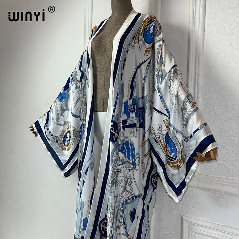 WINYI quimono verão kaftan bea - Cover Up Kaftan avaliação e preço