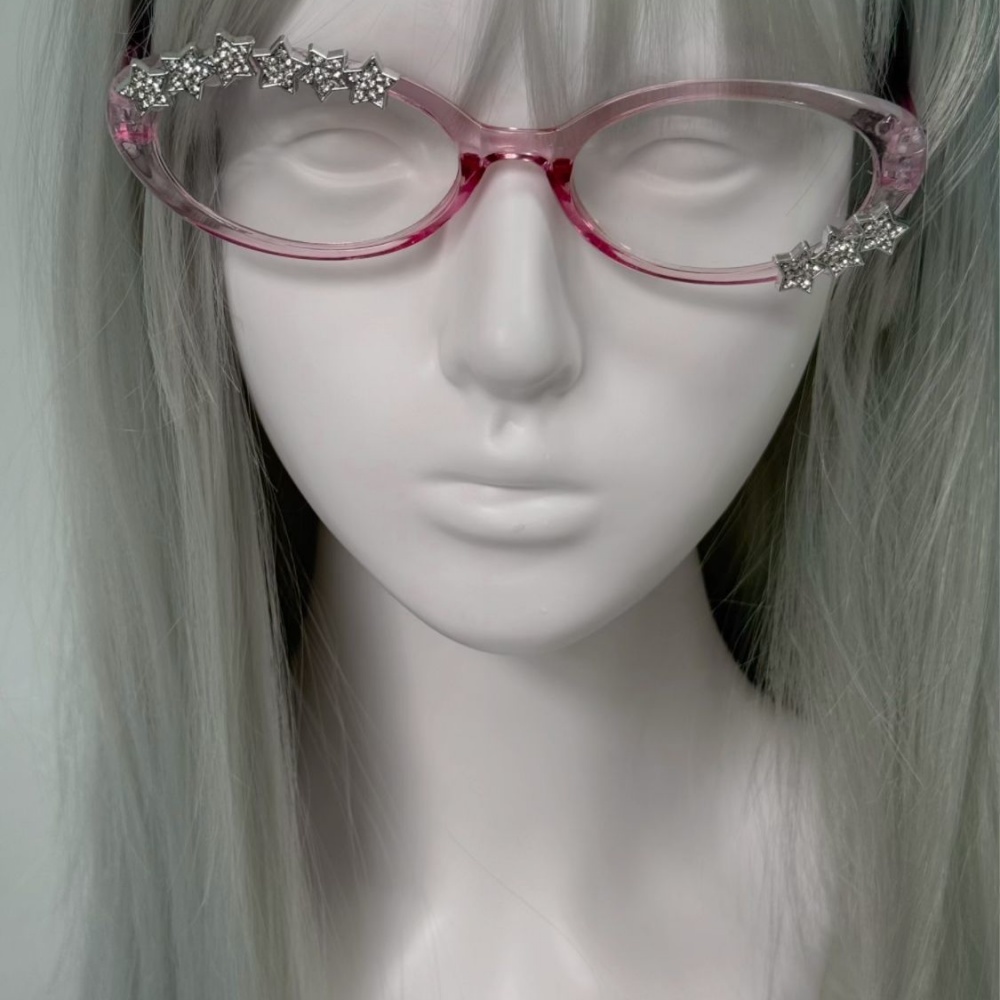Óculos Y2K com Strass em Forma - Sunglasses Cat Eye avaliação e preço