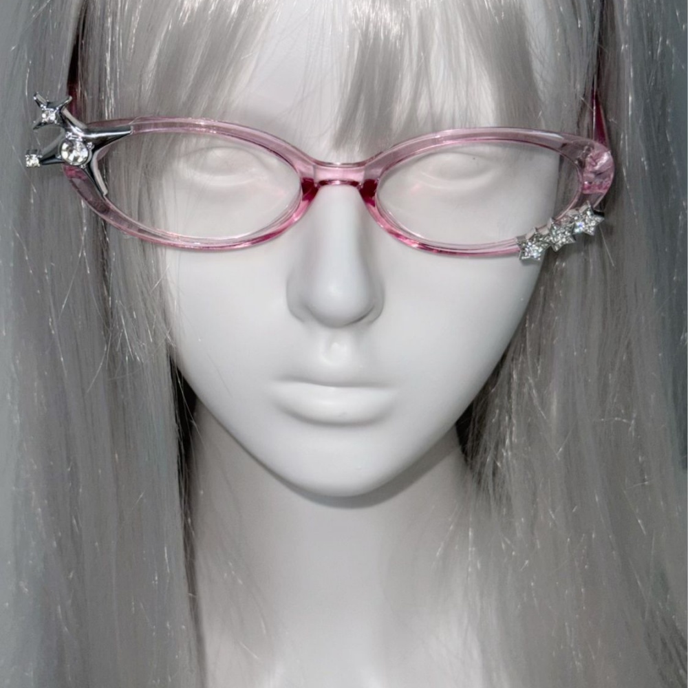 Óculos Y2K com Strass em Forma - Sunglasses Cat Eye avaliação e preço
