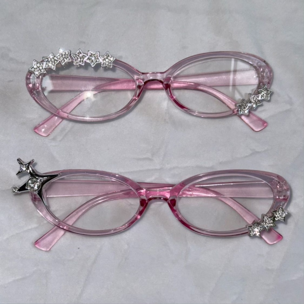 Óculos Y2K com Strass em Forma - Sunglasses Cat Eye avaliação e preço