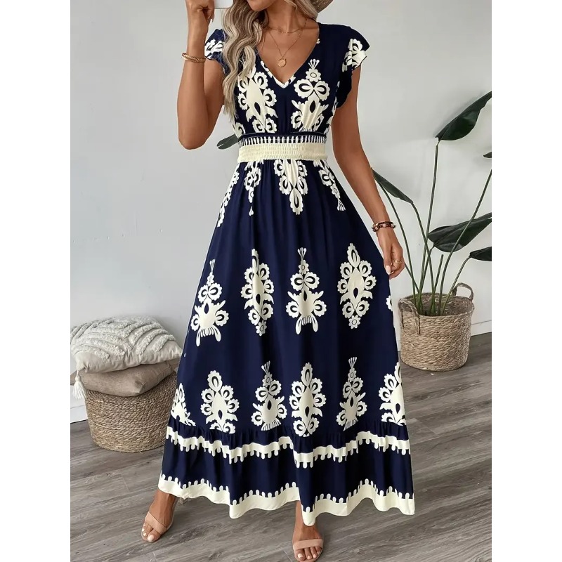 Plus size nova moda feminina f - Romper Floral Print avaliação e preço
